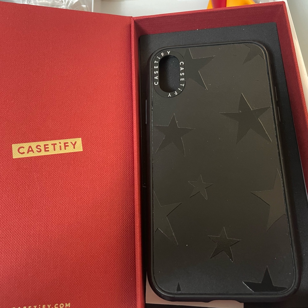 Black Casetify Case With Stars